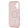 Guess GUHMP16SPFTDTEP iPhone 16 6.1 różowy/pink hardcase IML Rhinestones MagSafe